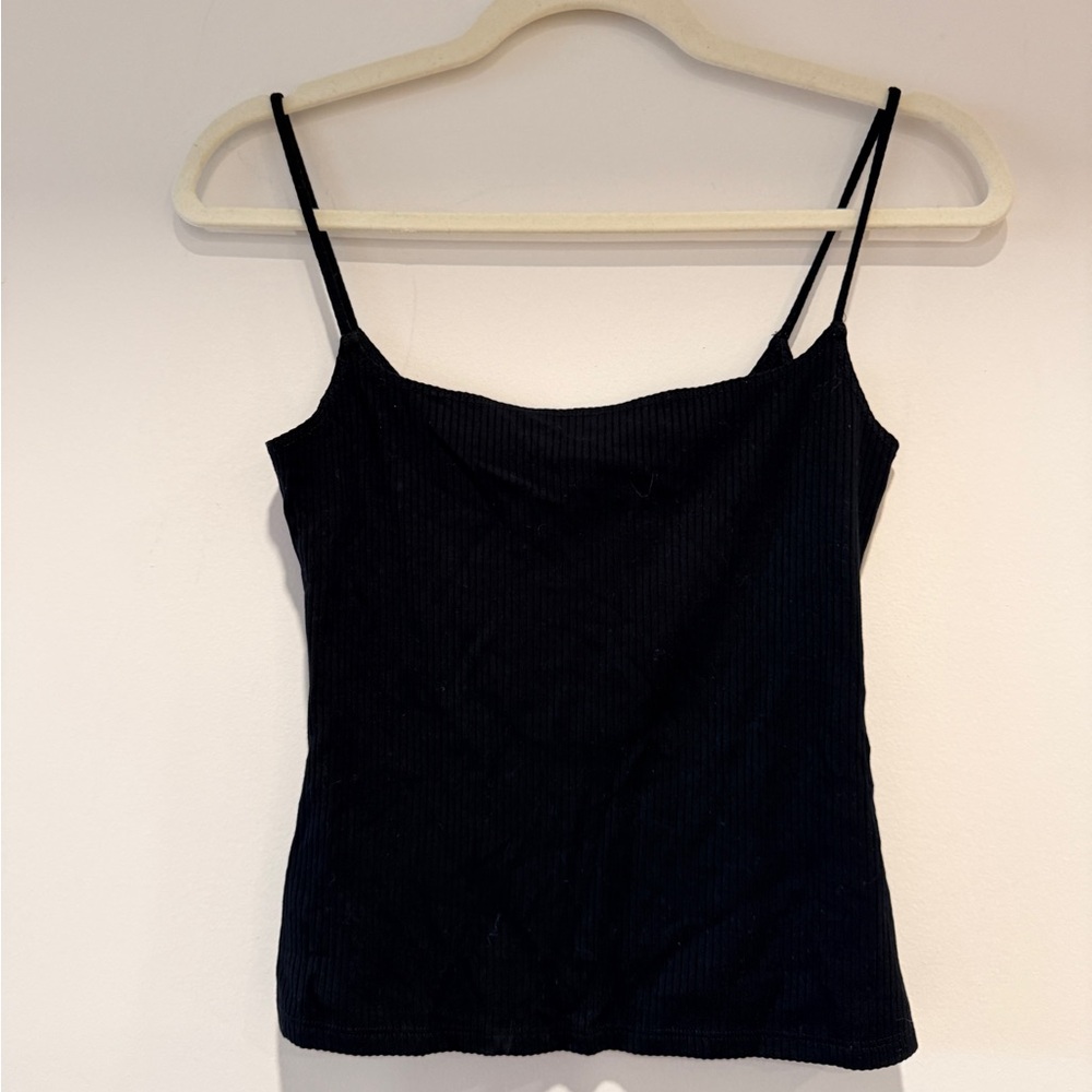 Reformation Black Camisole Top